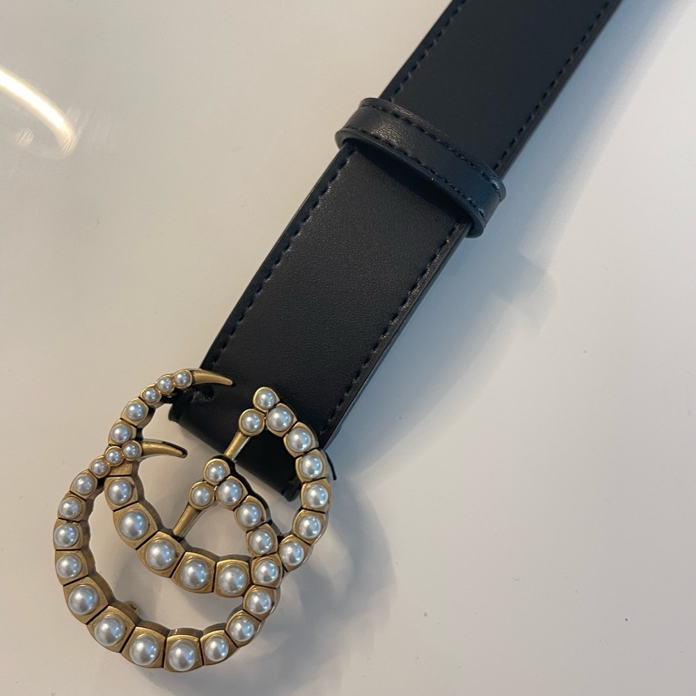 Large/XLarge size belt Fashion pearl letter